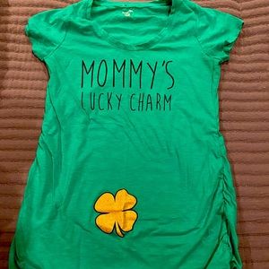 Small maternity St. Patty shirt